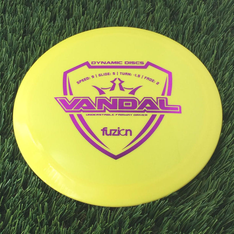 Dynamic Discs Fuzion Vandal - 171g Yellow