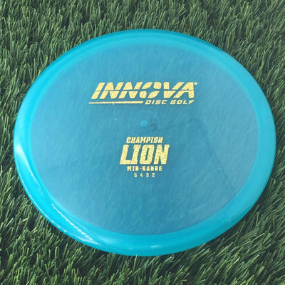 Innova Champion Lion with Burst Logo Stock Stamp - 176g - Translucent Blue