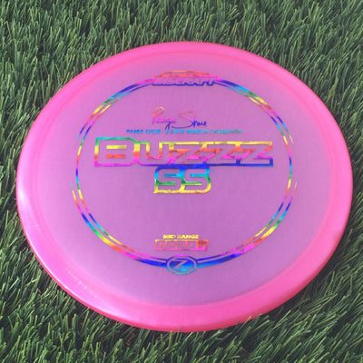 Discraft Elite Z BuzzzSS with Paige Shue - 2018 World Champion Stamp - 172g - Translucent Pink