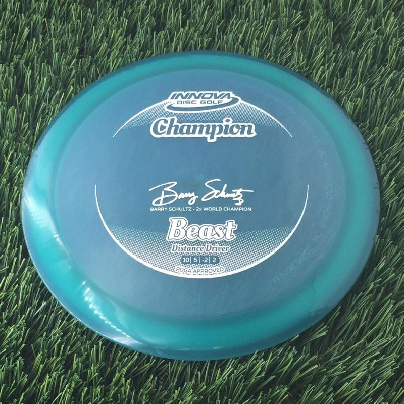 Innova Champion Beast with Barry Schultz - 2x World Champion Circle Fade Stock Stamp - 162g - Translucent Teal Green