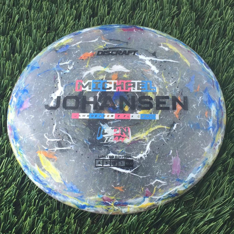 Discraft Jawbreaker Z FLX Comet with Michael Johansen Icon Team Limited Edition 2024 Stamp - 180g - Translucent Blue