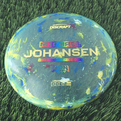 Discraft Jawbreaker Z FLX Comet with Michael Johansen Icon Team Limited Edition 2024 Stamp - 180g - Translucent Green