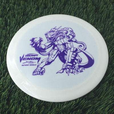 Discraft ESP Glow Venom with Limited Edition Mecha Viper - Anthony Barela Stamp - 174g White