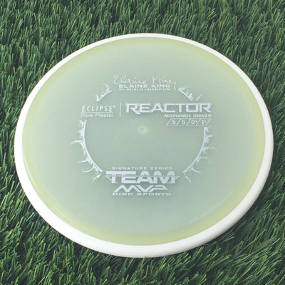 MVP Eclipse Glow 2.0 Reactor with Elaine King 5x World Champion Stamp - 176g - Translucent Glow