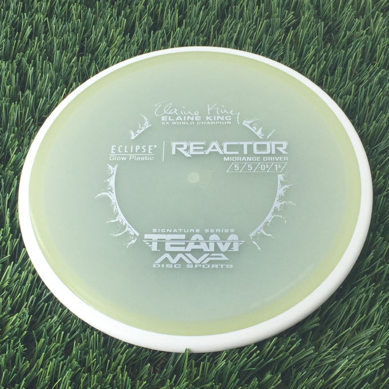 MVP Eclipse Glow 2.0 Reactor with Elaine King 5x World Champion Stamp - 176g - Translucent Glow