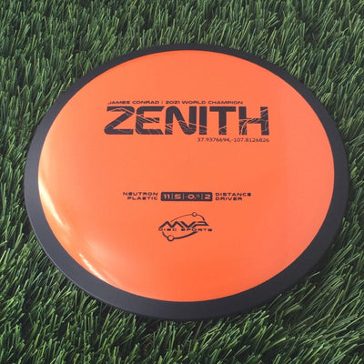 MVP Neutron Zenith with James Conrad | 2021 World Champion Stamp - 171g Orange