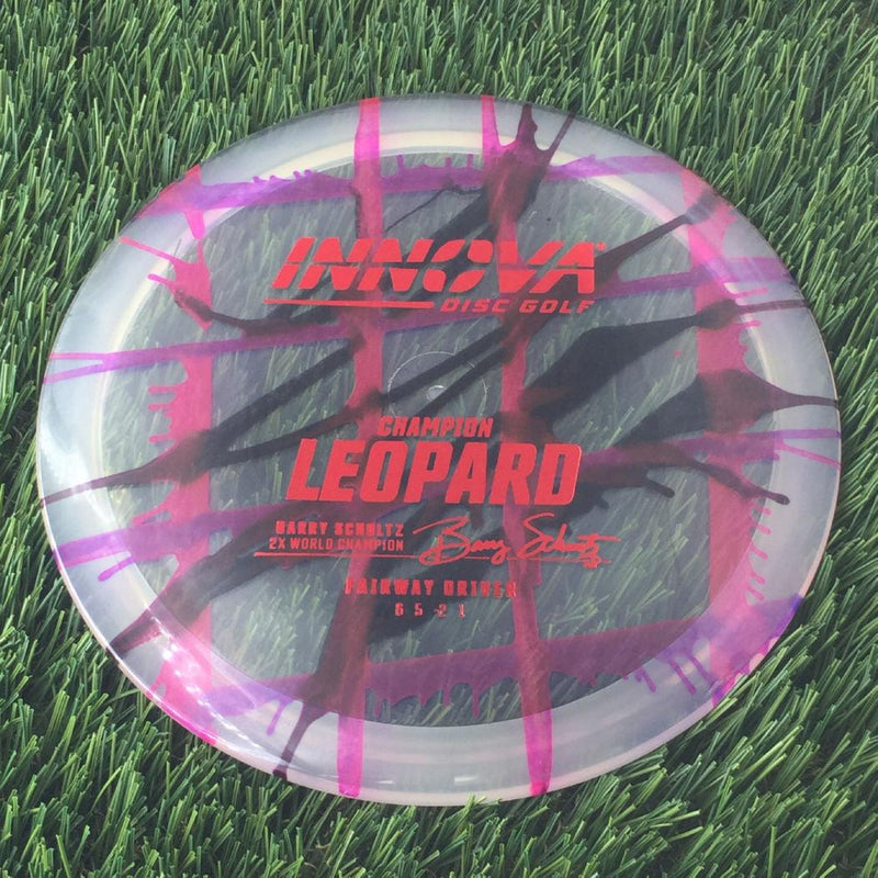 Innova Champion I-Dye Leopard with Burst Logo Barry Schultz 2X World Champion Stamp - 170g - Translucent Dyed