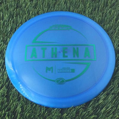 Discraft Elite Z Athena with PM Logo Stock Stamp Stamp - 172g - Translucent Blue