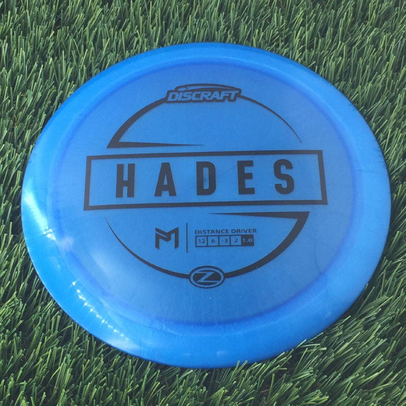 Discraft Elite Z Hades with PM Logo Stock Stamp Stamp - 174g - Translucent Blue