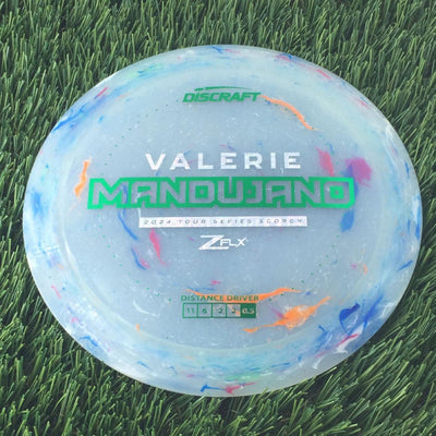 Discraft Jawbreaker Z FLX Scorch with Valerie Mandujano 2024 Tour Series Stamp - 172g - Translucent Light Blue