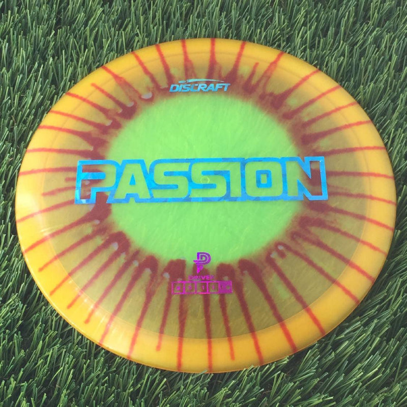 Discraft Elite Z Fly-Dyed Passion with PP Logo Stock Stamp Stamp - 169g - Translucent Dyed