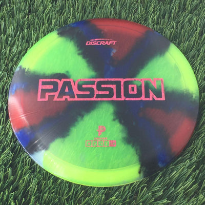 Discraft Elite Z Fly-Dyed Passion with PP Logo Stock Stamp Stamp - 174g - Translucent Dyed