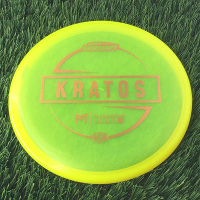 Discraft Elite Z Kratos with PM Logo Stock Stamp Stamp - 169g - Translucent Yellow