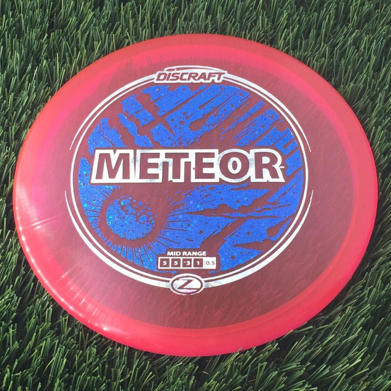 Discraft Elite Z Meteor with Meteor Shower Double Foil Stamp - 176g - Translucent Pink