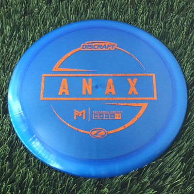 Discraft Elite Z Anax with PM Logo Stock Stamp Stamp - 172g - Translucent Blue