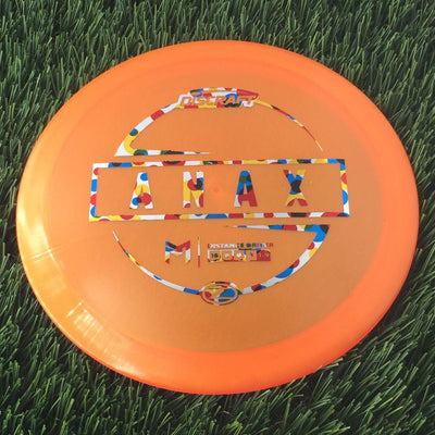 Discraft Elite Z Anax with PM Logo Stock Stamp Stamp - 174g - Translucent Orange