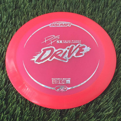 Discraft Elite Z Lite Drive with PP 29190 5X Paige Pierce World Champion Stamp - 159g - Translucent Pink