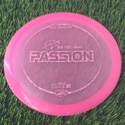 Discraft Elite Z Lite Passion with PP 29190 5X Paige Pierce World Champion Stamp - 154g - Translucent Pink