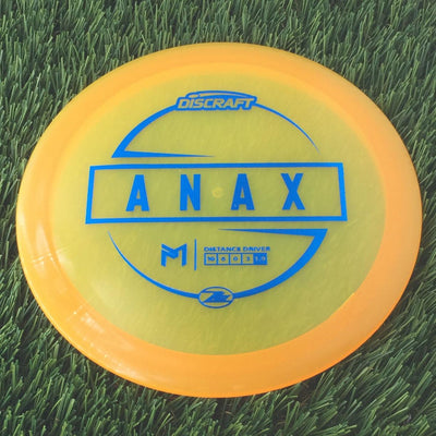 Discraft Elite Z Lite Anax with PM Logo Stock Stamp Stamp - 159g - Translucent Orange