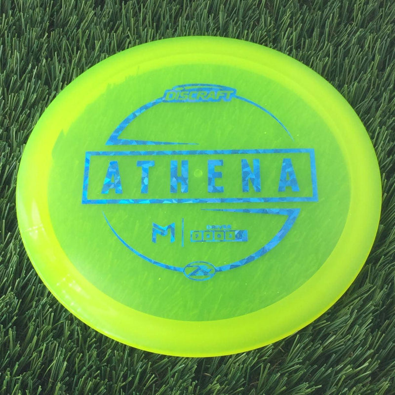 Discraft Elite Z Lite Athena with PM Logo Stock Stamp Stamp - 159g - Translucent Yellow