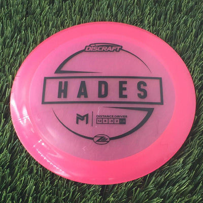 Discraft Elite Z Lite Hades with PM Logo Stock Stamp Stamp - 161g - Translucent Pink