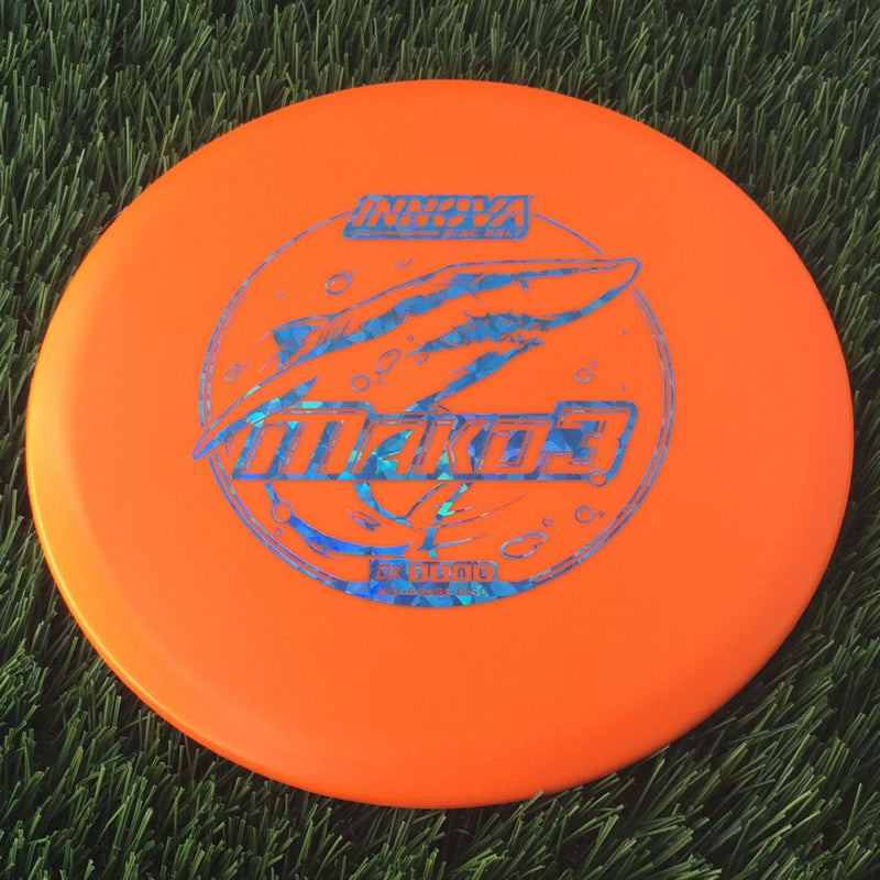 Innova DX Mako3 with Burst Logo Stock Stamp - 156g Orange