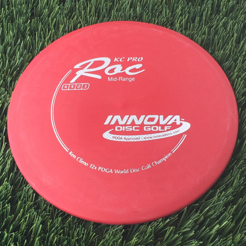 Innova Pro KC Roc with Ken Climo 12x PDGA World Disc Golf Champion Stamp - 175g Red