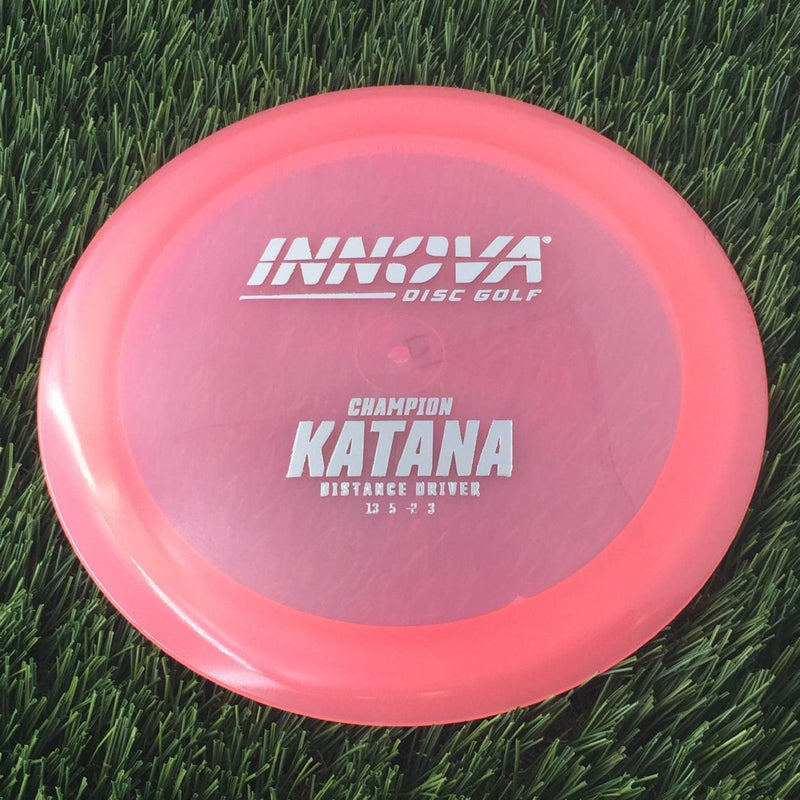 Innova Champion Katana with Burst Logo Stock Stamp - 171g - Translucent Pink