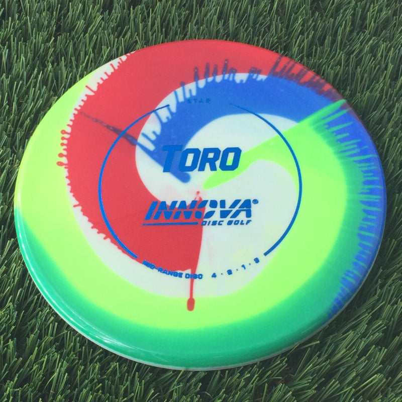 Innova Star I-Dye Toro with Burst Logo Stock Stamp - 171g Dyed