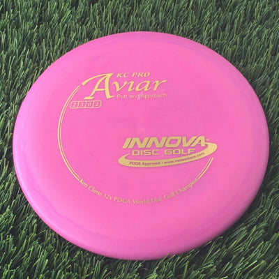 Innova Pro KC Aviar with Ken Climo 12x PDGA World Disc Golf Champion Stamp - 168g Dark Pink