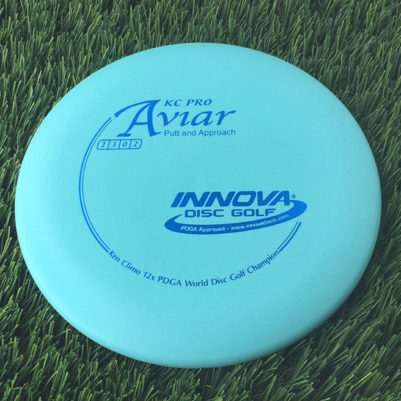 Innova Pro KC Aviar with Ken Climo 12x PDGA World Disc Golf Champion Stamp - 167g Turquoise Blue