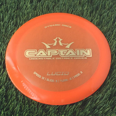 Dynamic Discs Lucid Captain - 173g - Translucent Orange