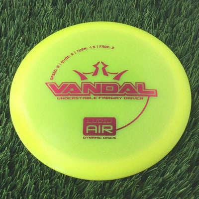 Dynamic Discs Lucid Air Vandal - 160g - Translucent Yellow