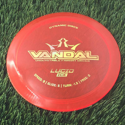 Dynamic Discs Lucid Ice Vandal - 174g - Translucent Red