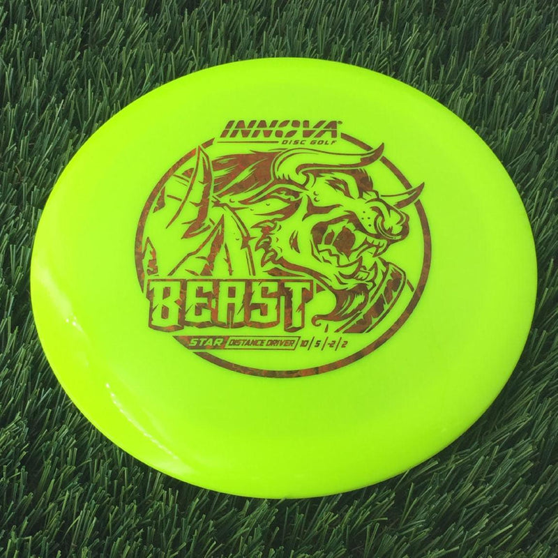 Innova Star Beast with Burst Logo Stock Stamp - 166g Yellow