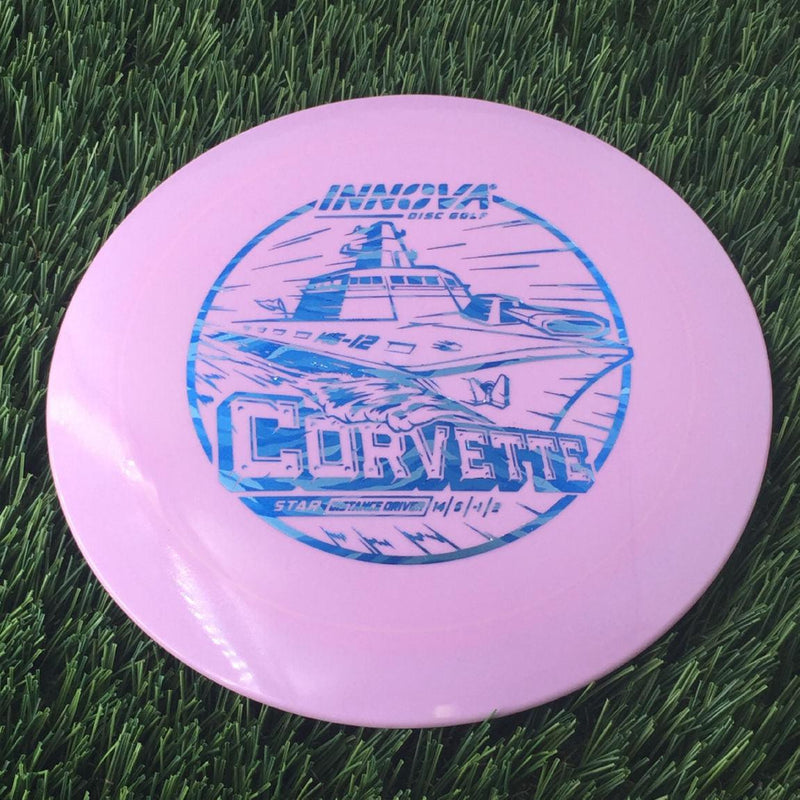 Innova Star Corvette with Burst Logo Stock Stamp - 175g Muted Pink