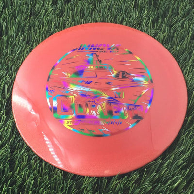 Innova Star Corvette with Burst Logo Stock Stamp - 168g Dark Orange