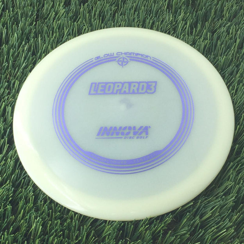 Innova Champion Glow Leopard3 with Burst Logo Stock Stamp - 169g - Translucent Glow