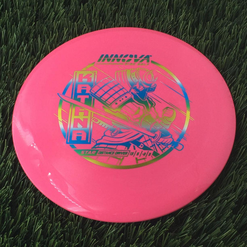 Innova Star Katana with Burst Logo Stock Stamp - 175g Pink