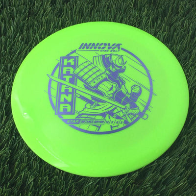 Innova Star Katana with Burst Logo Stock Stamp - 175g Neon Green