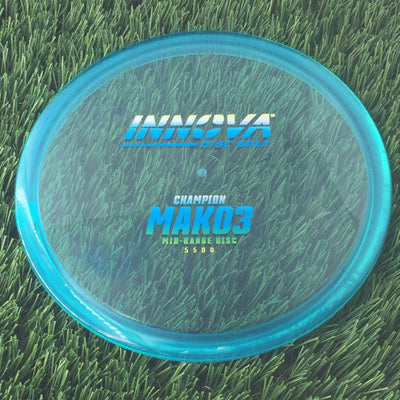 Innova Champion Mako3 with Burst Logo Stock Stamp - 177g - Translucent Blue