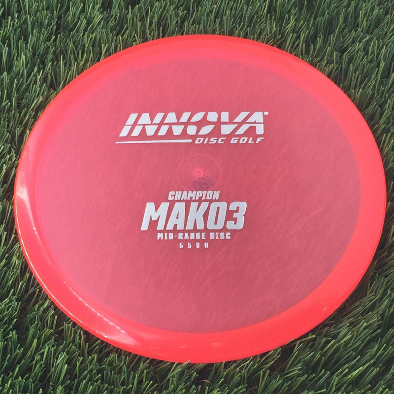 Innova Champion Mako3 with Burst Logo Stock Stamp - 180g - Translucent Pink