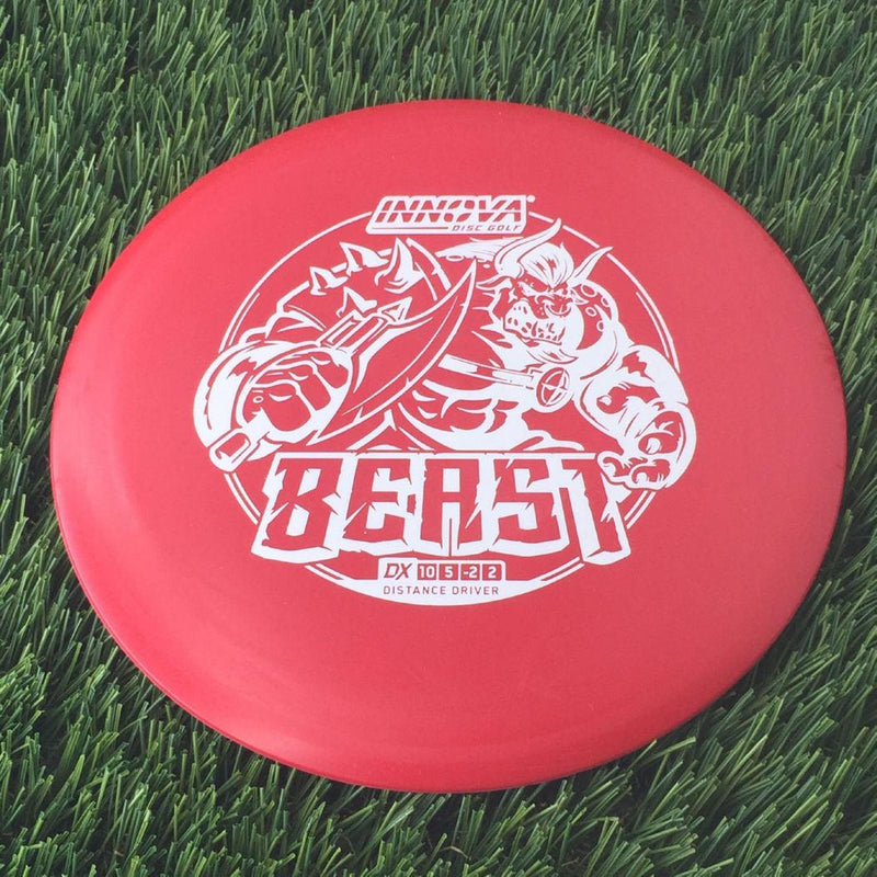 Innova DX Beast with Burst Logo Stock Stamp - 160g Red