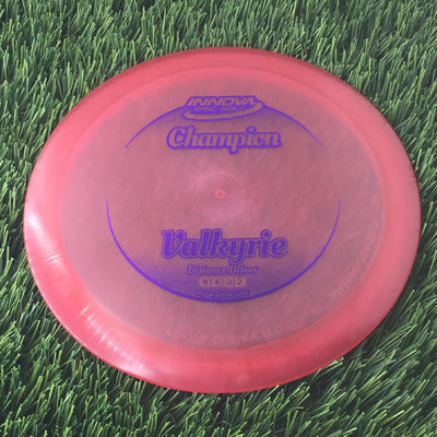 Innova Champion Valkyrie with Circle Fade Stock Stamp - 167g - Translucent Red