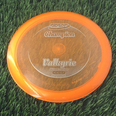 Innova Champion Valkyrie with Circle Fade Stock Stamp - 175g - Translucent Orange