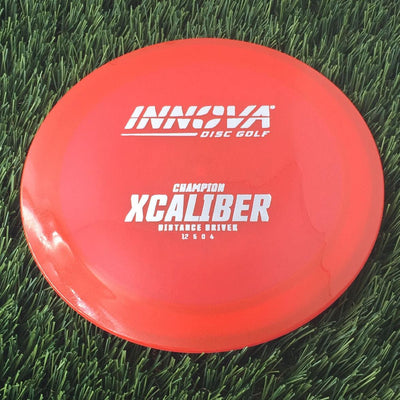 Innova Champion Xcaliber with Burst Logo Stock Stamp - 172g - Translucent Red