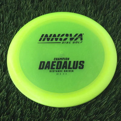 Innova Champion Daedalus with Burst Logo Stock Stamp - 151g - Translucent Yellow