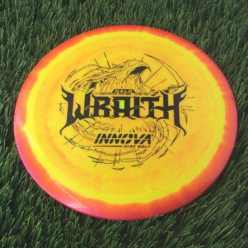 Innova Halo Star Wraith with Burst Logo Stock Stamp - 175g Orangish Yellow