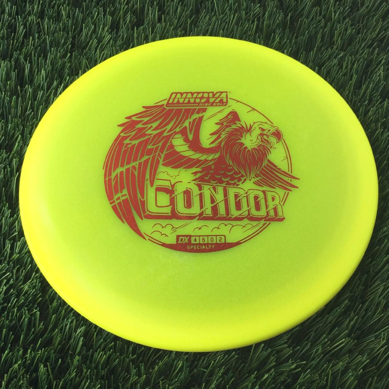 Innova DX Condor with Burst Logo Stock Stamp - 132g Yellow