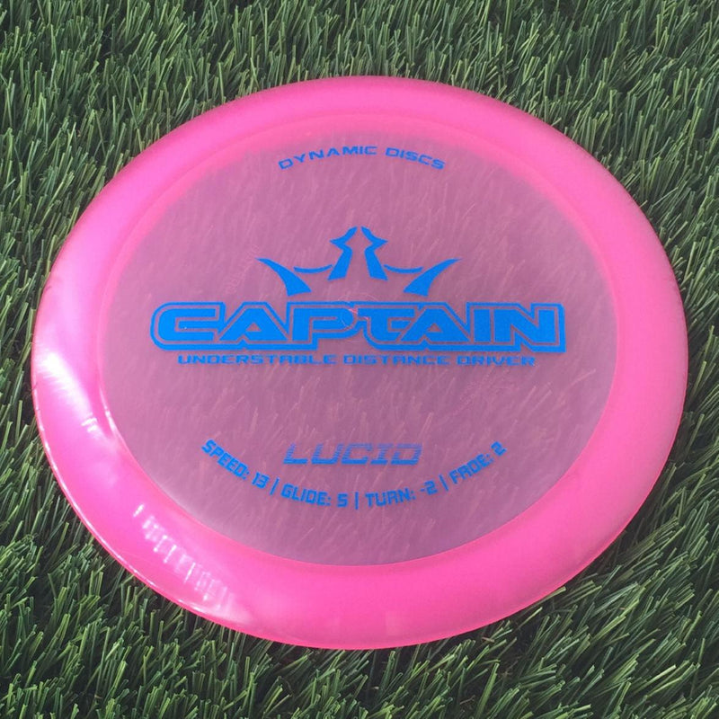 Dynamic Discs Lucid Captain - 174g - Translucent Pink